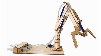 STEM-конструктор механічний робот- маніпулятор на гідро-пневмоприводі (16455)