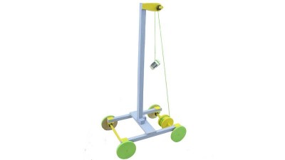 STEM-конструктор механічний рухомий візок , що приводиться в рух силою земного тяжіння (16456)