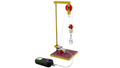 STEM-конструктор  підйомний кран з електромеханічним   приводом (16457)