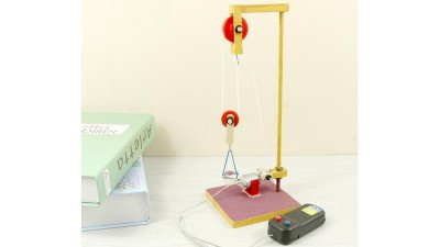 STEM-конструктор  підйомний кран з електромеханічним   приводом (16457)