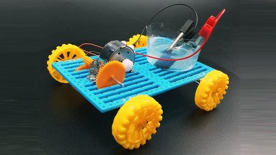 STEM-конструктор рухомий робот  з джерелом електроживлення на солоній воді (16458)