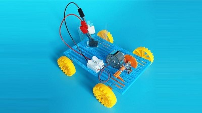 STEM-конструктор рухомий робот  з джерелом електроживлення на солоній воді (16458)