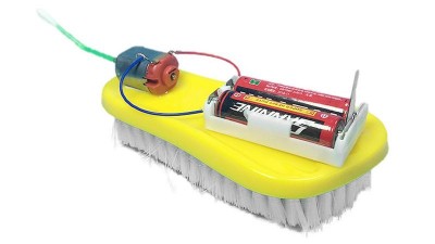 STEM-конструктор  робот-щітка  з електромеханічним  вібраційним приводом (16461)