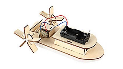 STEM-конструктор  моторний човен з електромеханічним  приводом (16475)