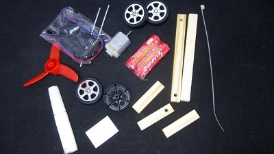 Дитячий конструктор DIY STEM-освіту Автомобіль з пропелером (16484)