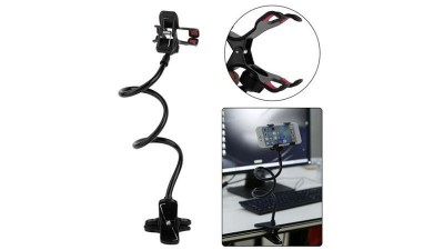 Гнучкий тримач для телефону смартфона чорний (16521)