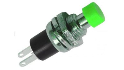 Кнопка PBS-11B з фіксацією зелена (16526)
