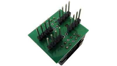 Адаптер ZIF для програмування OTS20 1.27mm SOP20 to DIP20 (16599)