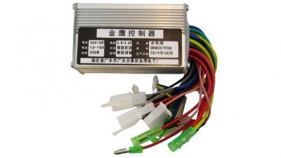 Контролер безщіткового двигуна електровелосипеда 36-48V 350W для літію (16624)