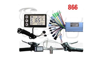 Контролер електровелосипеда з дисплеєм 350W 24V A24 866A-6 (16633)