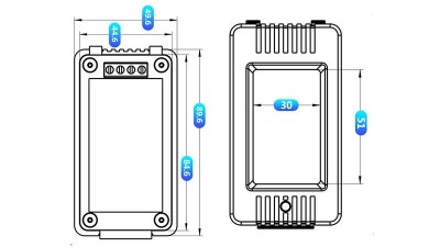 Ватметр потужності змінного струму 100A PZEM-022 Split-CT (16650)