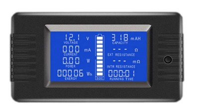 Ватметр постійного струму тестер батарей Peacefair PZEM-015 300A (16670)
