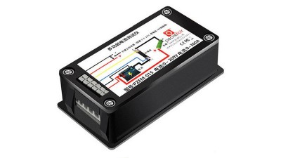 Ватметр постійного струму тестер батарей Peacefair PZEM-015 300A (16670)