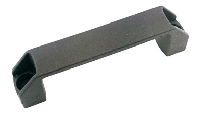 Пластикова ручка під профіль чорна 120мм (16678)