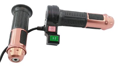 Універсальна ручка газу велосипеда з перемикачем і кнопкою бронзовий комплект (16702)