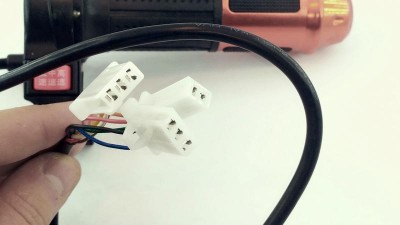 Універсальна ручка газу велосипеда з перемикачем і кнопкою бронзовий комплект (16702)