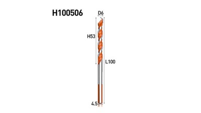 Свердло для кераміки HUHAO H100506 6мм (16724)