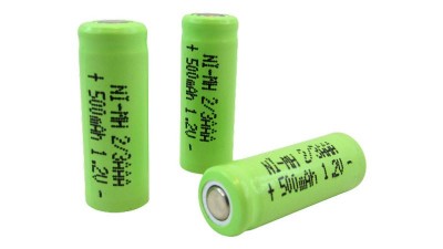 Акумулятор NiMh 500mAh форм-фактор 2/3AAA 1.2V (16764)
