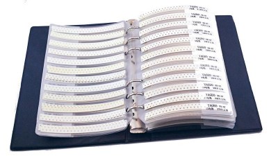 Набір резисторів SMD 0603 1% 170 видів по 50 штук 0R-10M в книжці (16778)