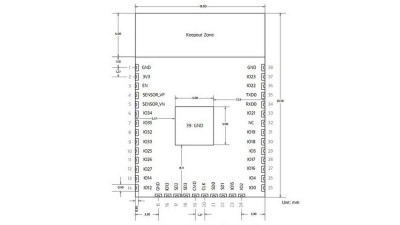 Плата ESP32 WIFI Bluetooth 2в1 з низьким енергоспоживанням (16800)