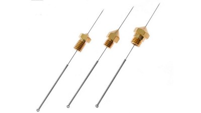 Голка насадка з нержавіючої сталі для очищення сопла 0.3мм 3D-принтера 10шт (16849)