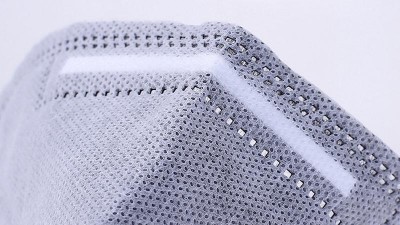 Багаторазова маска респіратор KN95 без клапана чорна (16947)