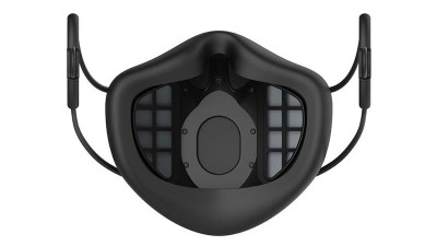 Багаторазова силіконова маска респіратор KN95 синя (16948)