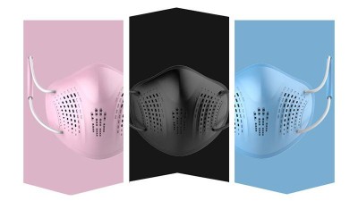 Багаторазова силіконова маска респіратор KN95 синя (16948)