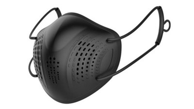 Багаторазова силіконова маска респіратор KN95 чорна (16950)