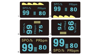 Медичний пульс оксиметр кисневий датчик на палець (16955)