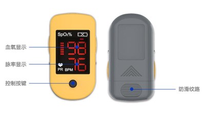 Пульс оксиметр кисневий датчик на палець медичний (16956)