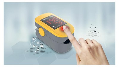 Пульс оксиметр кисневий датчик на палець медичний (16956)