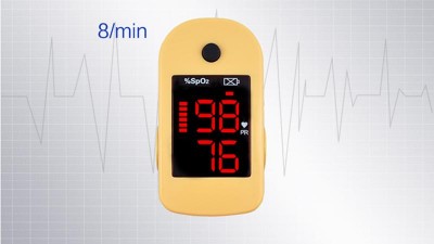 Пульс оксиметр кисневий датчик на палець медичний (16956)