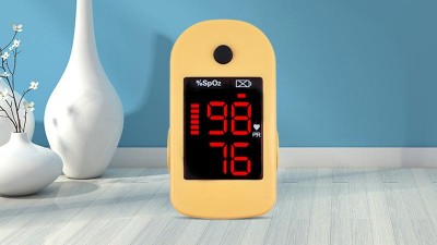 Пульс оксиметр кисневий датчик на палець медичний (16956)