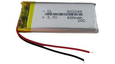 Акумулятор LiPo 3.7V 602248 600mAh 20C 6*22*48мм (16972)