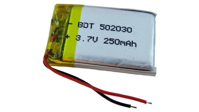 Акумулятор LiPo 3.7V 502030 250mAh 5*20*30мм (16973)