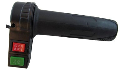 Ручка газу для електровелосипеда з перемикачем і кнопкою (16975)