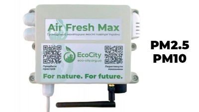 Air Fresh Max - пристрій вимірювання якості повітря PM2.5 PM10 + інші сенсори (16979)