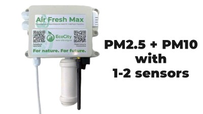 Air Fresh Max - пристрій вимірювання якості повітря PM2.5 PM10 + інші сенсори (16979)