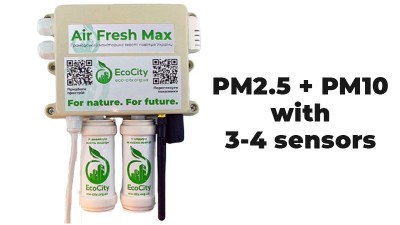 Air Fresh Max - пристрій вимірювання якості повітря PM2.5 PM10 + інші сенсори (16979)