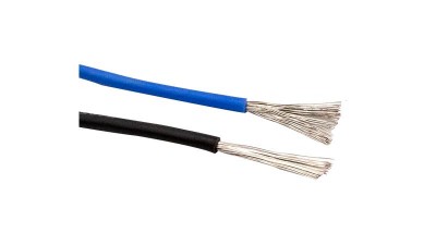 Монтажний кабель силіконовий 26awg UL3239 1.5мм 180С білий 1м (16981)