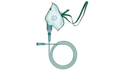 Маска лицьова киснева стерильна з трубкою (16989)