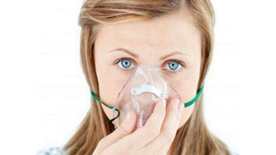 Маска лицьова киснева стерильна з трубкою (16989)