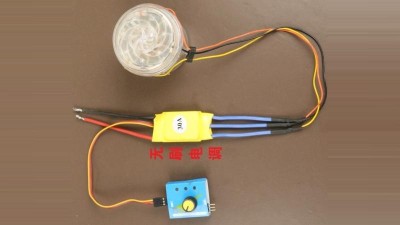 Високошвидкісний двохтурбінний вентилятор 12-24V (17012)