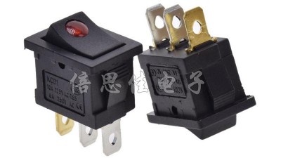 Перемикач KCD1-104 6A 250V 15*21мм (17015)