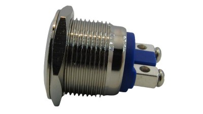 Антивандальная кнопка без фіксації 19мм нержавійка (17016)