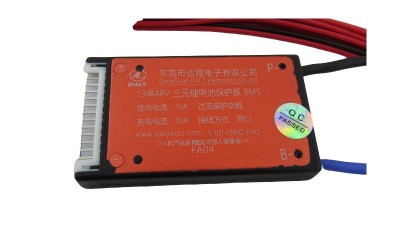 Плата контролер акумулятора Daily BMS Li-Ion 13S 48V 15A (17019)
