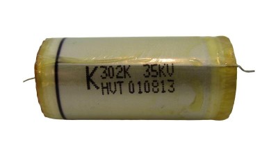 Високовольтний плівковий конденсатор 35KV 3000P 302K (17063)