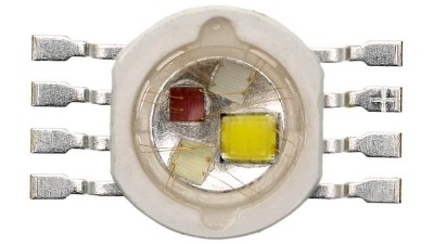 Світлодіод RGBW 4*3W 6000K (17101)