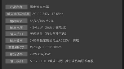 Блок живлення зарядний пристрій з крокодилами 4.2V 5A (17116)